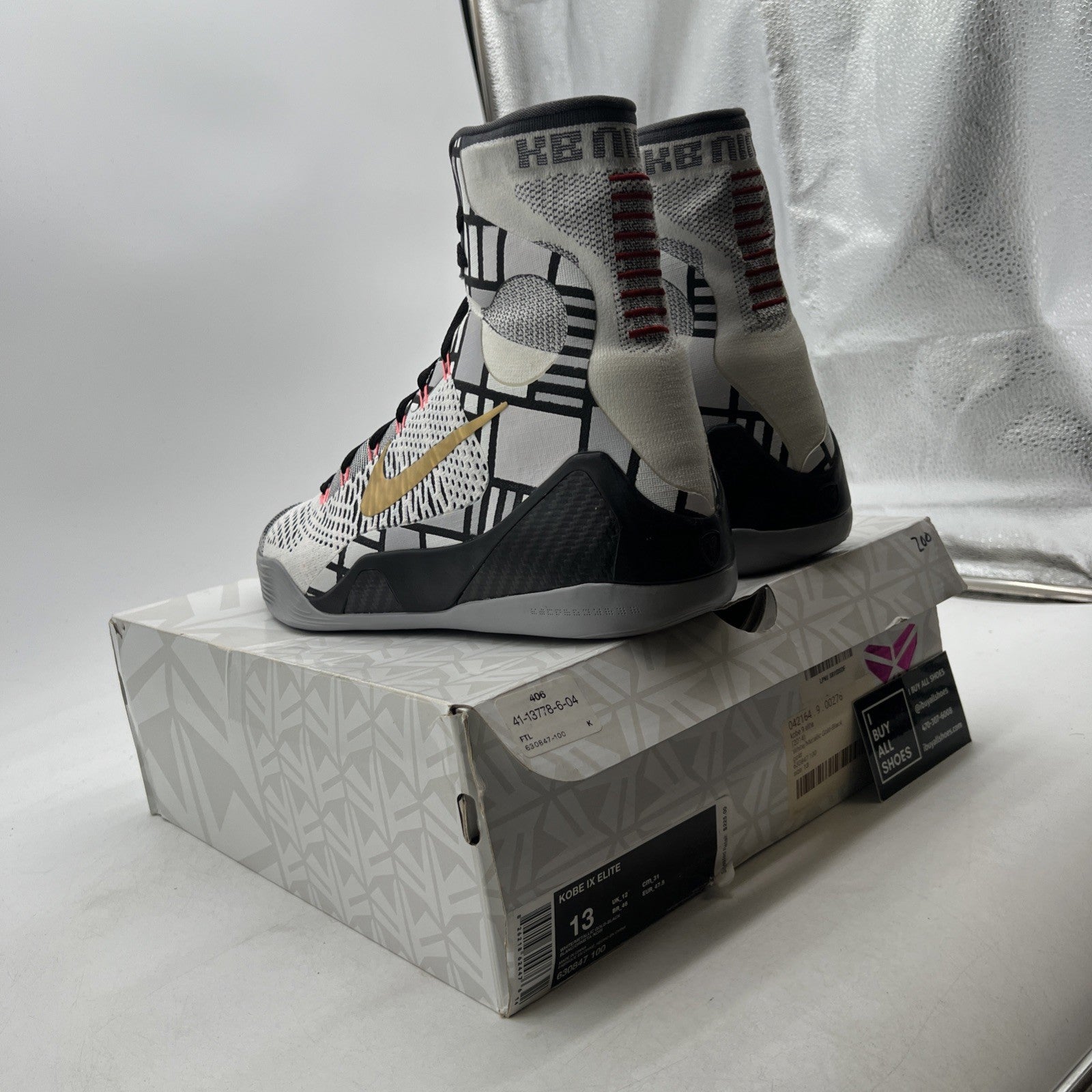 Size 13 - Nike Kobe 9 Elite Fundamentals (630847-100)
