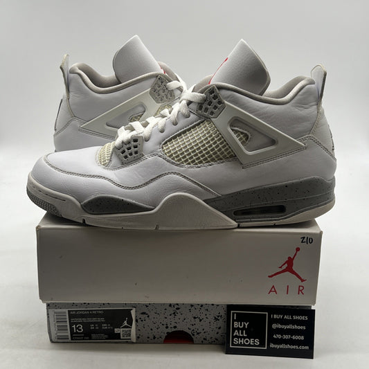 Size 13 - Air Jordan 4 Retro Mid White Oreo (CT8527-100)