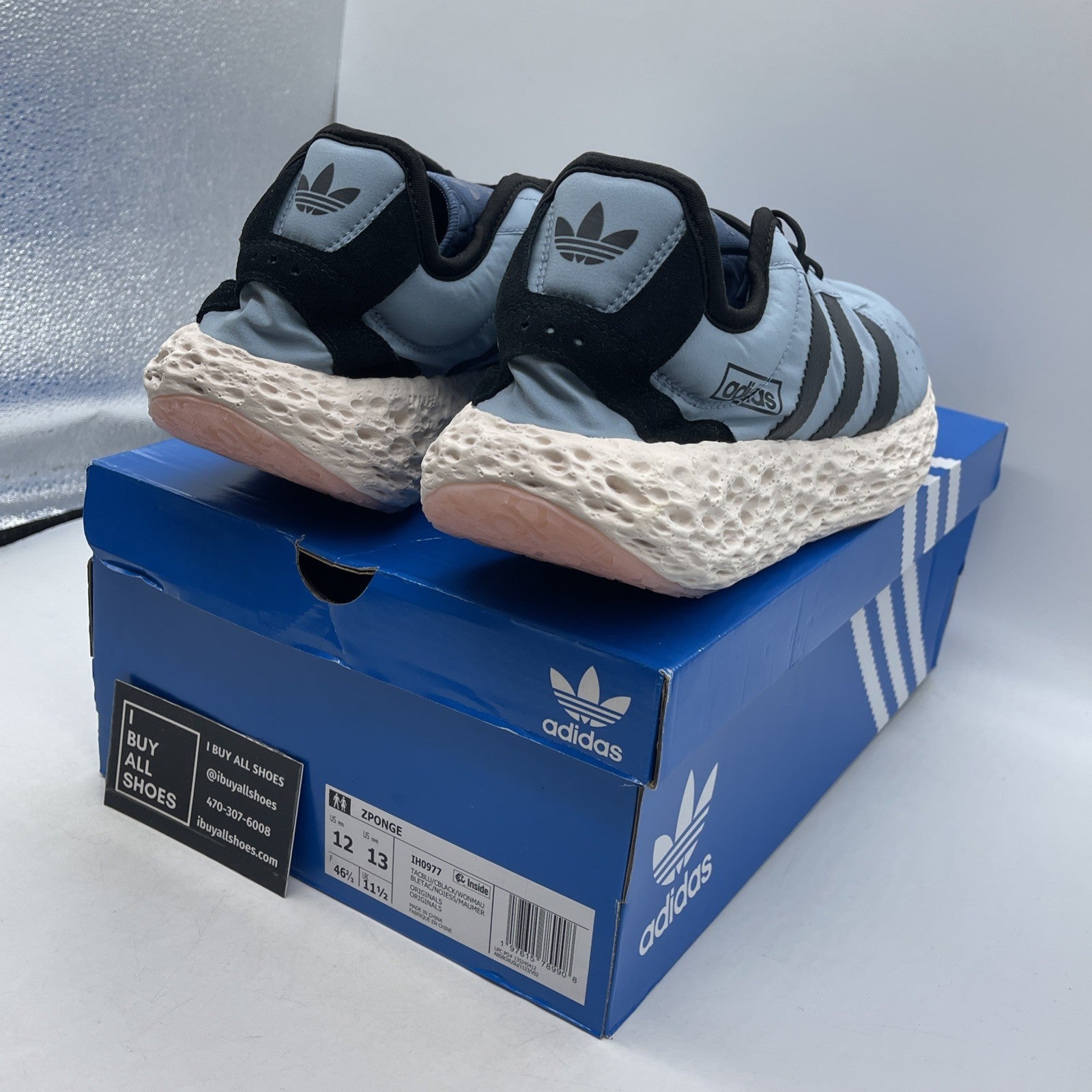 Size 12 - adidas Zponge Tactile Blue (IH0977)