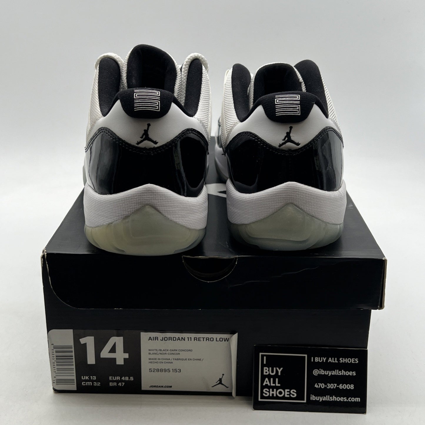 Size 14 - Air Jordan 11 Retro Low Concord (528895-153)
