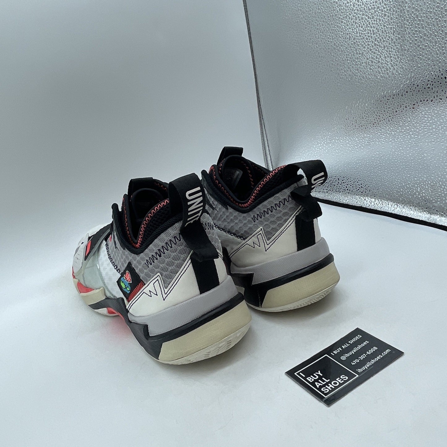 Size 13 - Jordan Why Not Zer0.3 UNITE White Black Suede Leather (CD3003-101)
