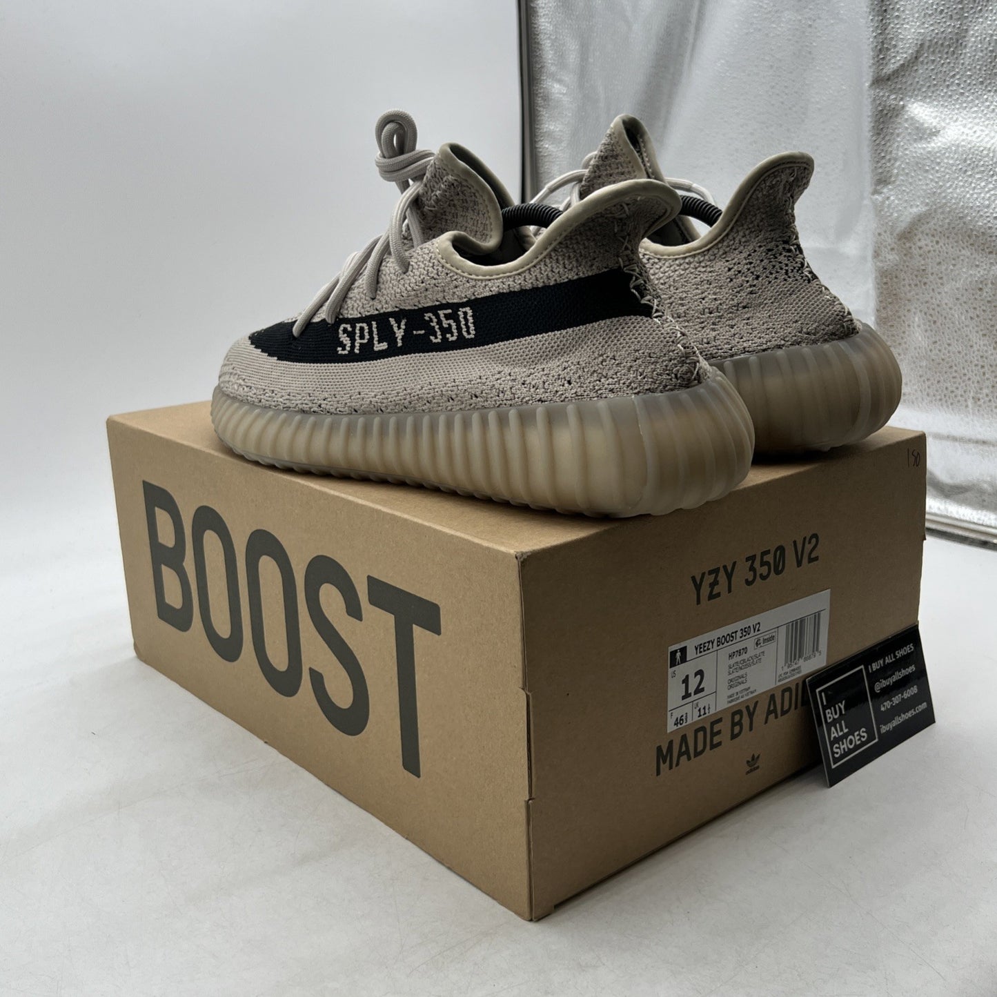 Size 12 - adidas Yeezy Boost 350 V2 Low Slate (HP7870)