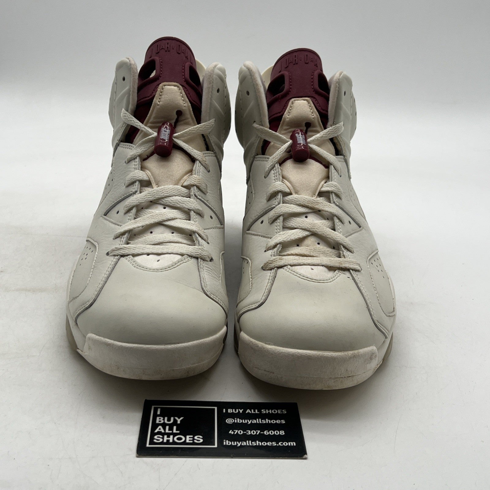 Size 10.5 - Air Jordan 6 Retro 2015 Maroon (384664-116)
