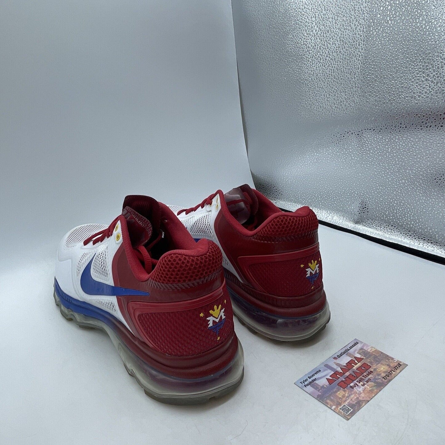 Size 11 - Nike Air Trainer 1.3 Max Breathe MP Manny Pacquiao White (513697-100)