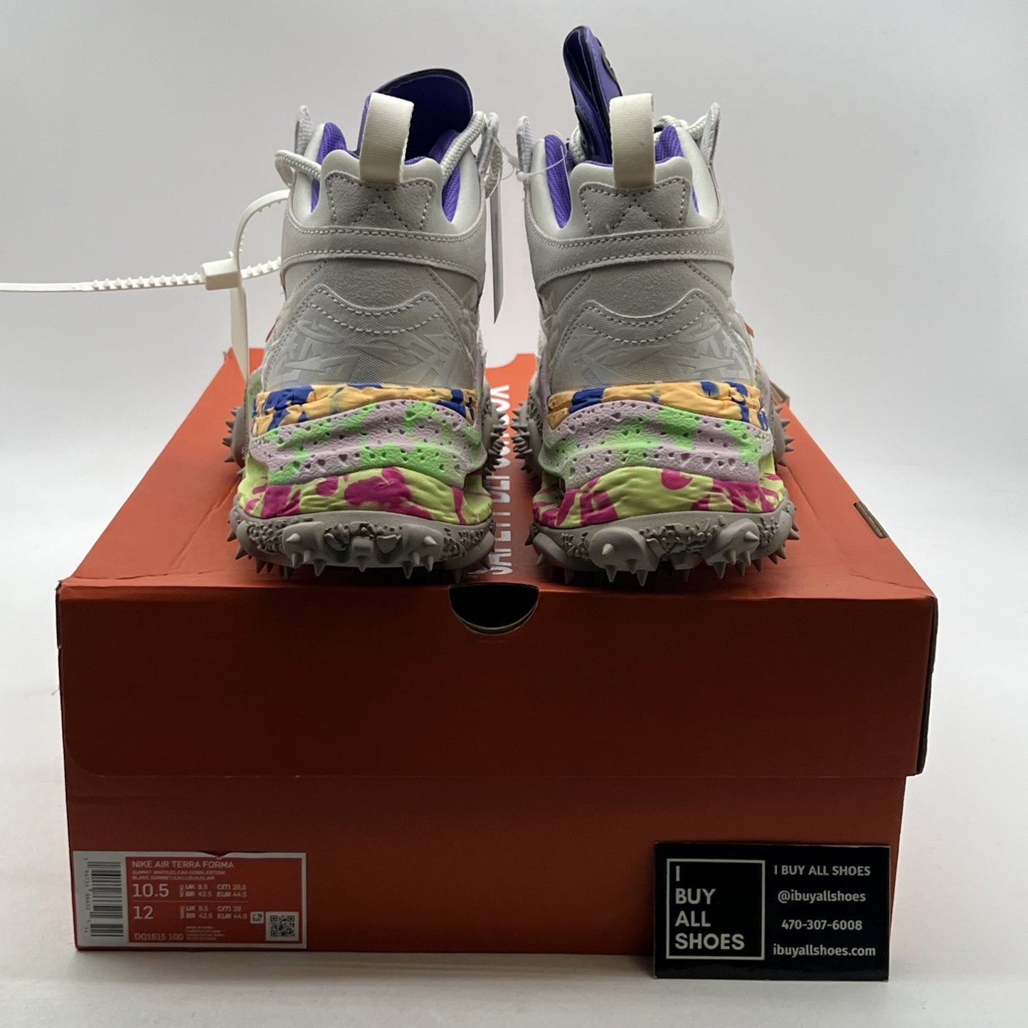Size 10.5 - Nike Off-White x Air Terra Forma White (DQ1615-100)