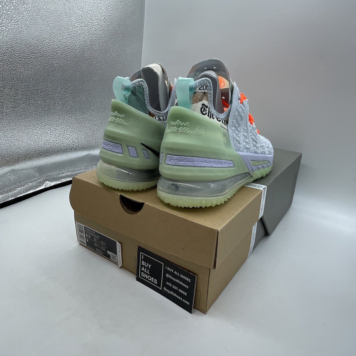 Size 6.5 - Diana Taurasi x Nike LeBron 18 GOAT Vision (CQ9283-401)