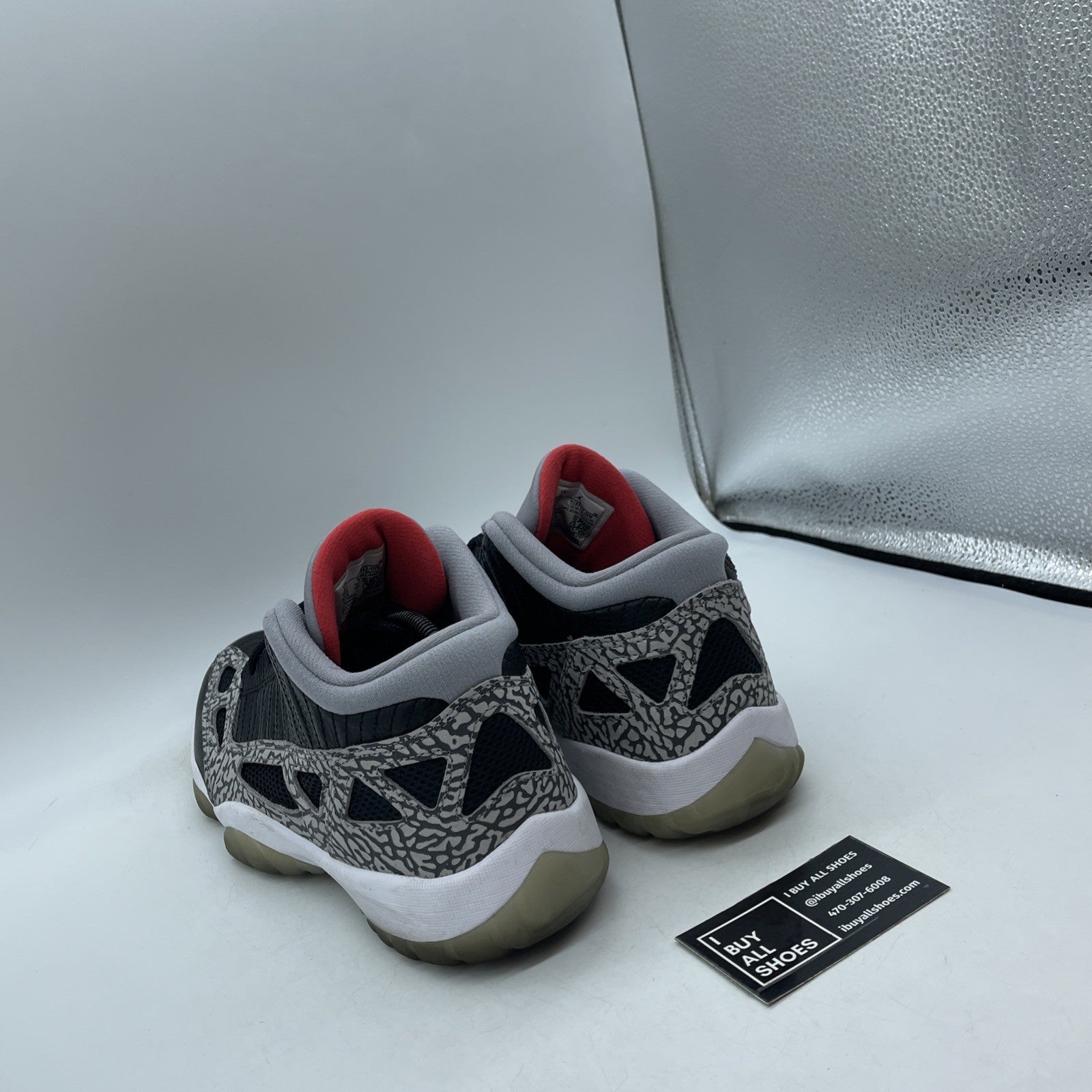 Size 11 - Air Jordan 11 Retro IE Low Black Cement (919712-006)