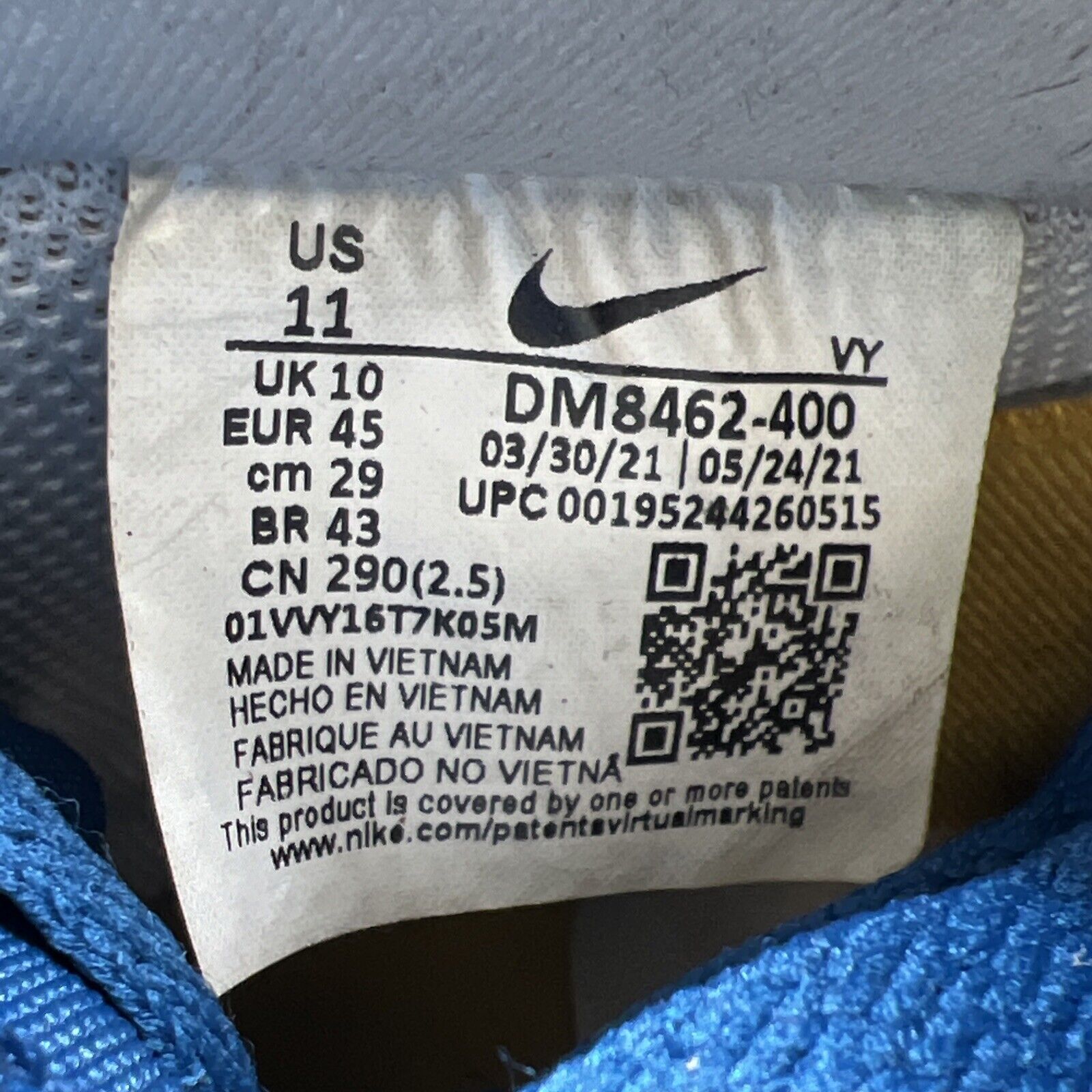 Size 11 - Nike Undefeated x Air Force 1 SP Low Dunk vs AF1 (DM8462-400)
