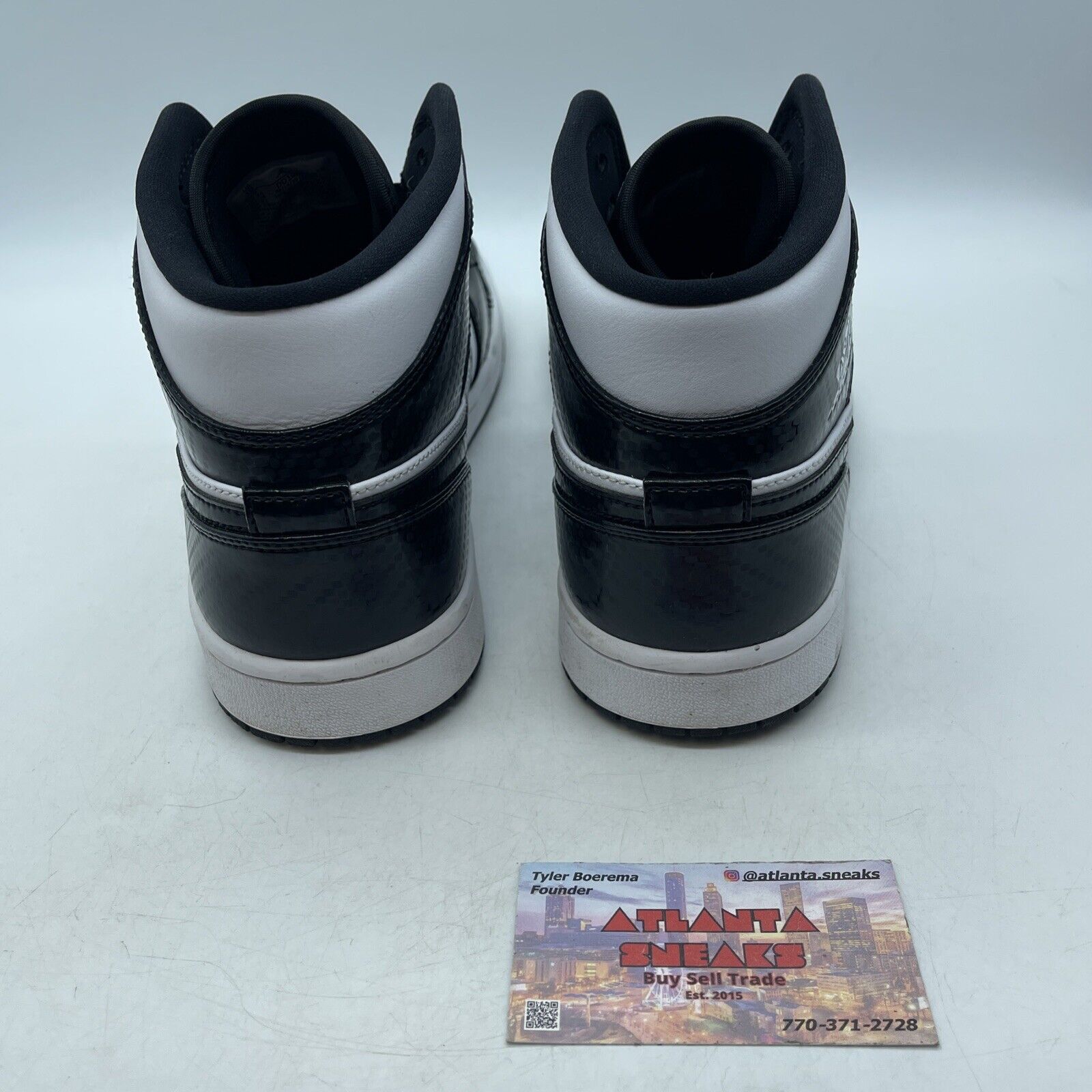 Size 10 - Air Jordan 1 SE Mid All Star 2021 Black White Leather (DD1649-001)