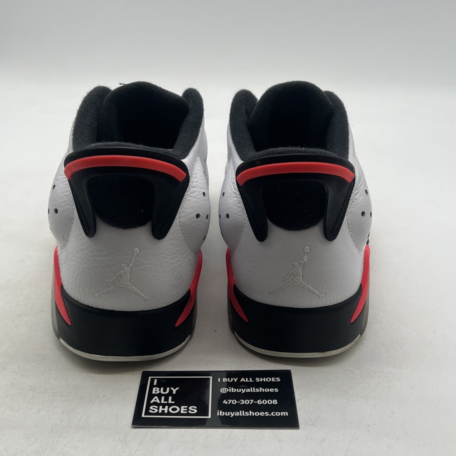 Size 14 - Air Jordan 6 Low White Infrared (304401-123)