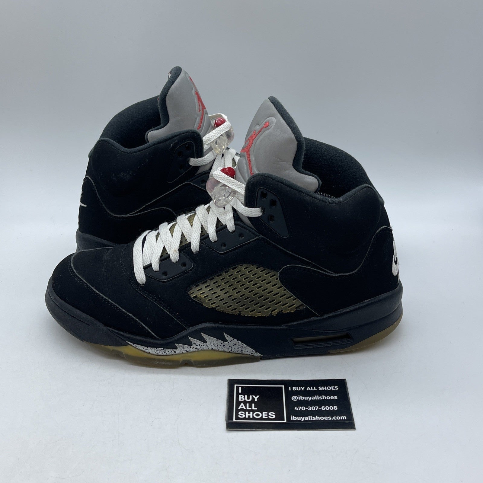 Size 10 - Air Jordan 5 OG Mid Metallic Silver (845035-003)