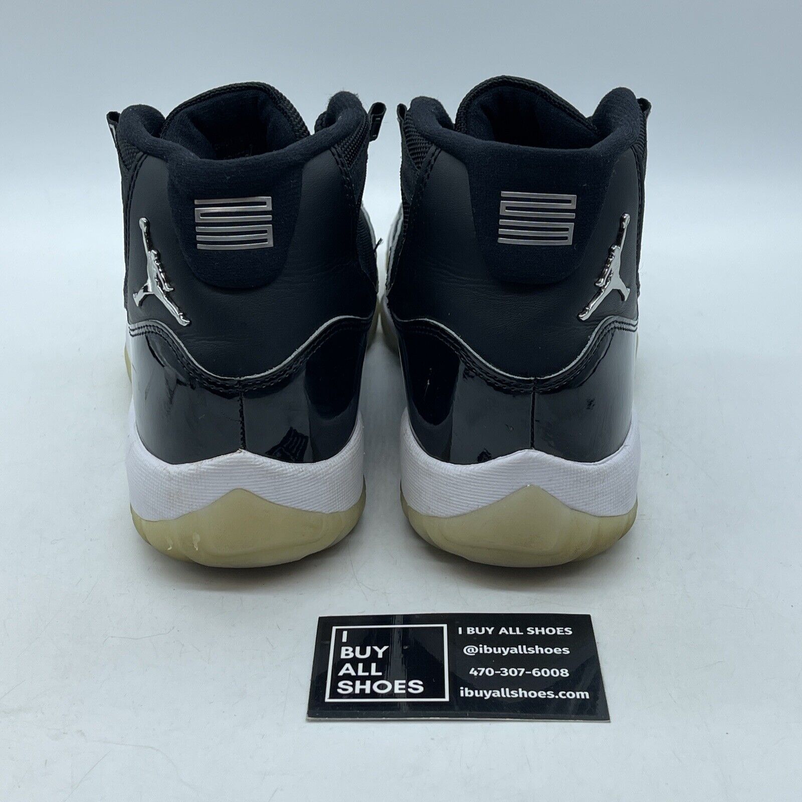 Size 8 - Jordan 11 Retro High Jubilee 25th Anniversary black White (CT8012-011)