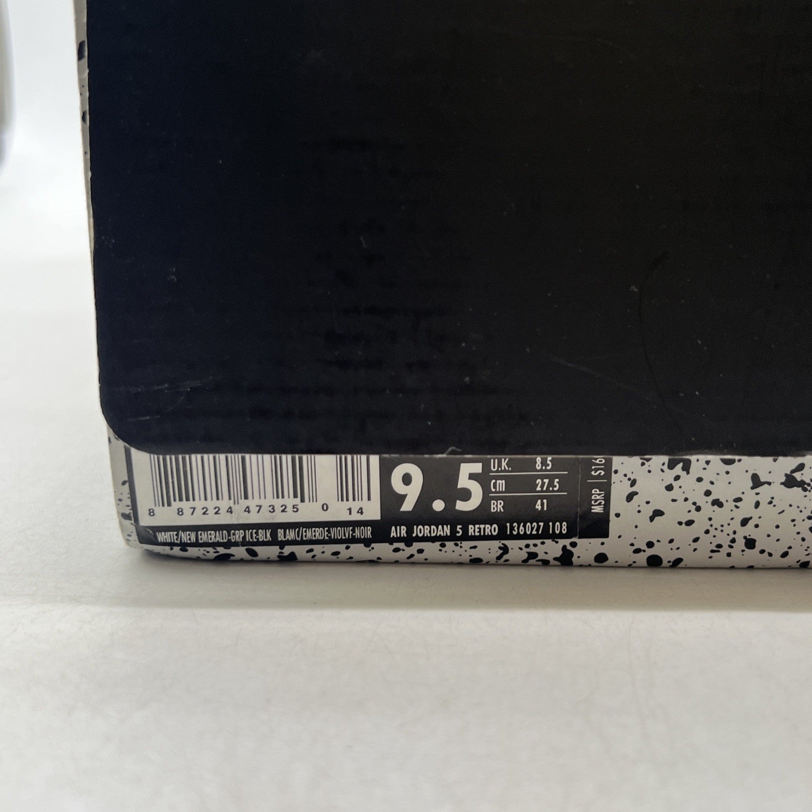 Size 9.5 - Air Jordan 5 Retro Grape 2013 (136027-108)