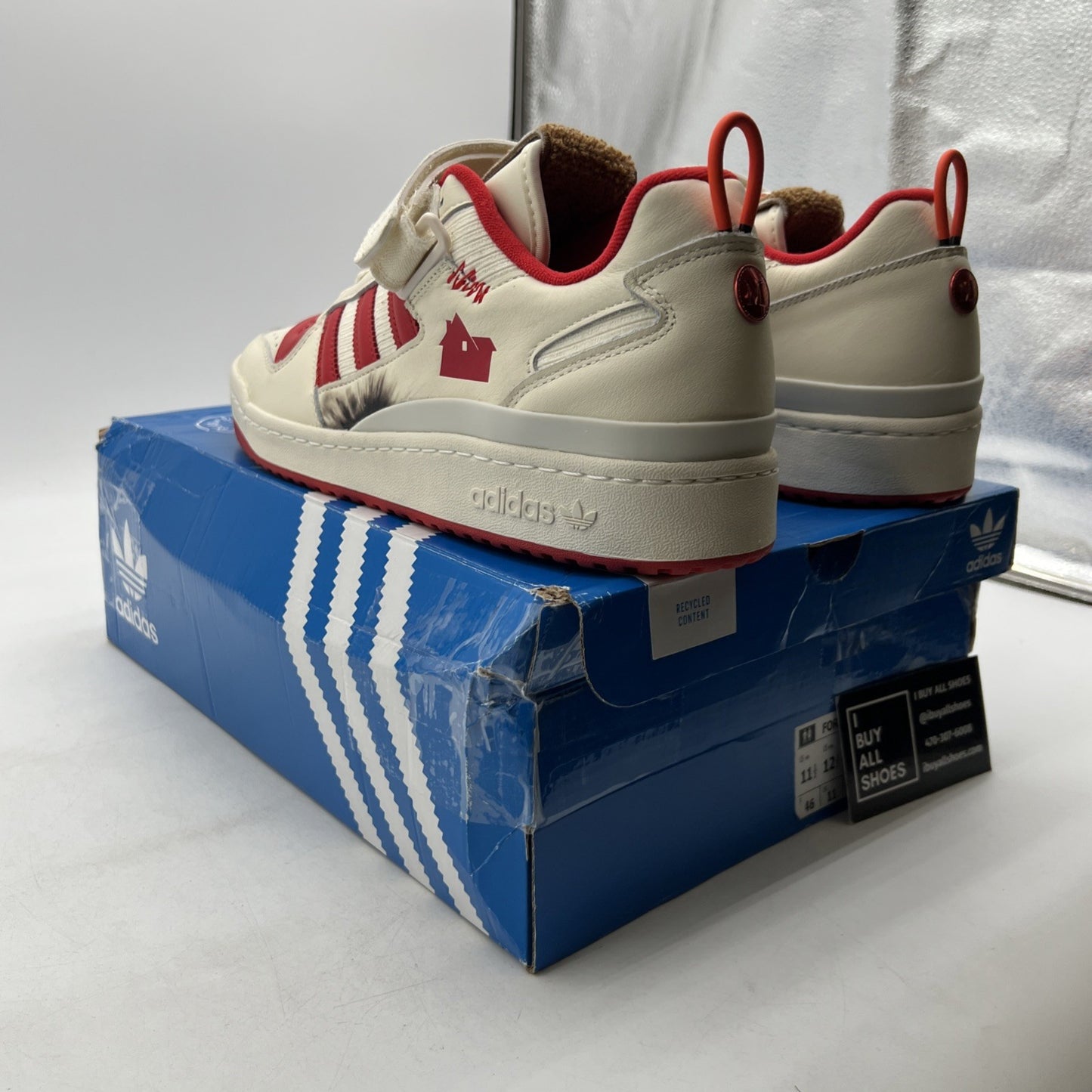 Size 11.5 - adidas Home Alone x Forum Low Red (GZ4378)