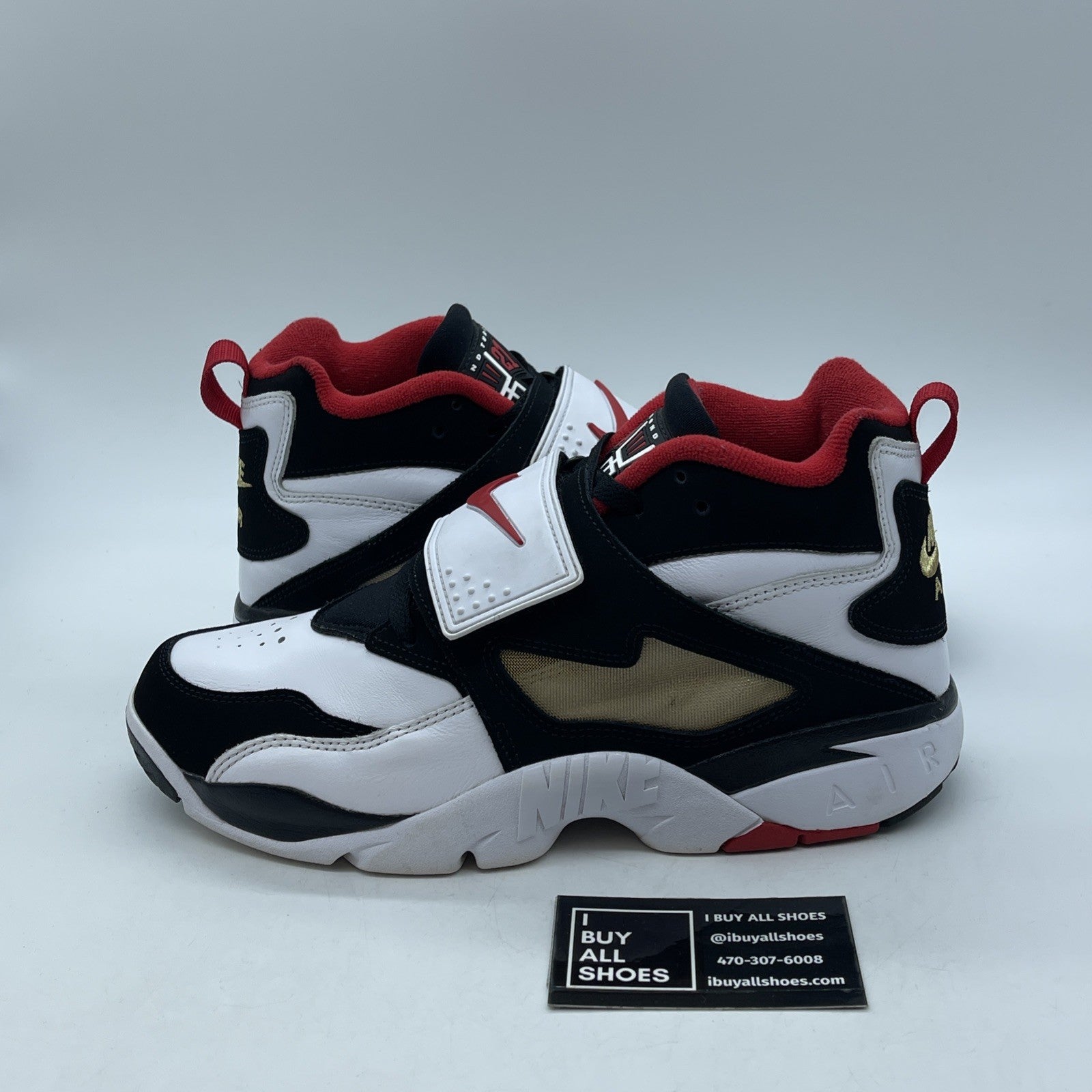 Size 9.5 - Nike Air Diamond Turf 2025 49ers Black White Suede (FZ8224-100)