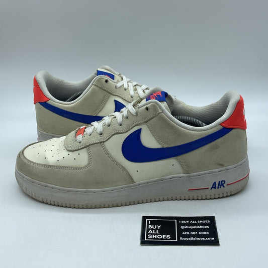 Size 13 - Nike Air Force 1 '07 LV8 Coconut Milk Hyper Royal (DM8314-100)