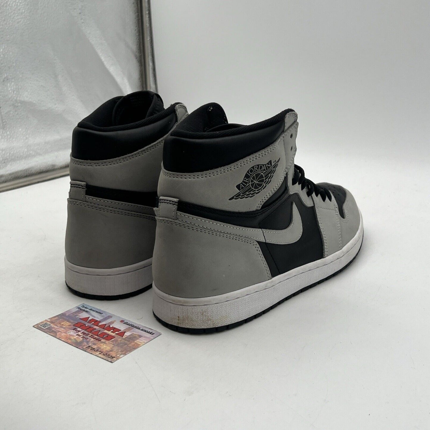 Size 11 - Jordan 1 Retro OG High Shadow 2.0 Black Grey Suede Leather(555088-035)