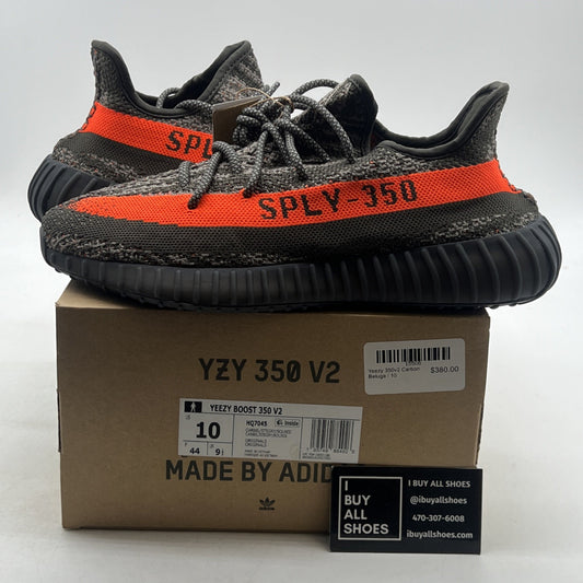 Size 10 - adidas Yeezy Boost 350 V2 Low Carbon Beluga (HQ7045)