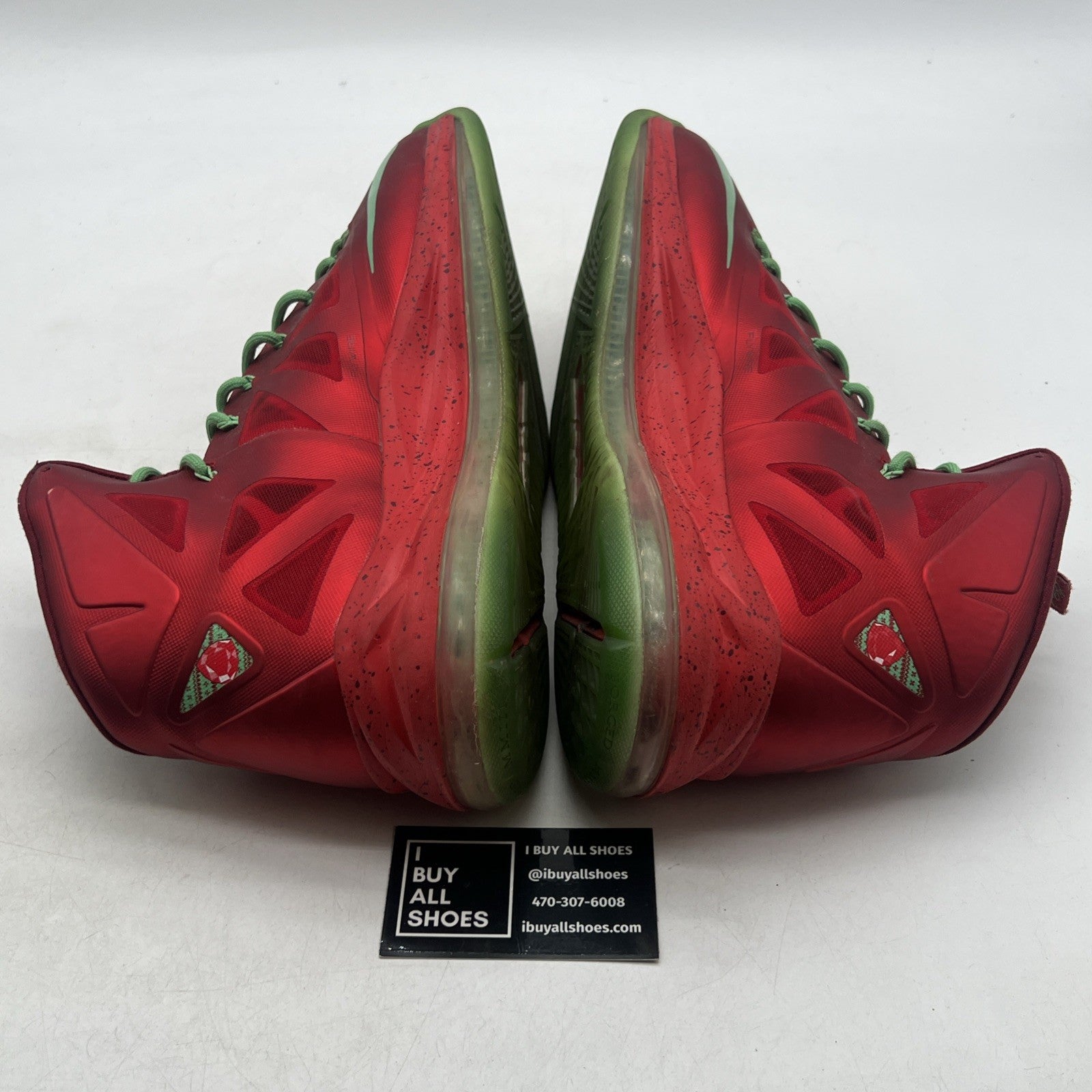 Size 14 - Nike LeBron 10 Christmas (541100-600)