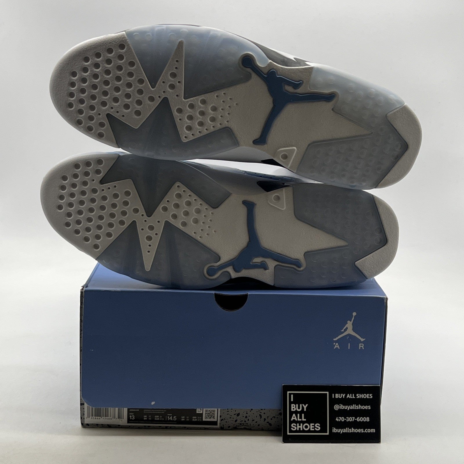 Size 13 - Air Jordan 6 Retro Mid UNC Home (CT8529-410)