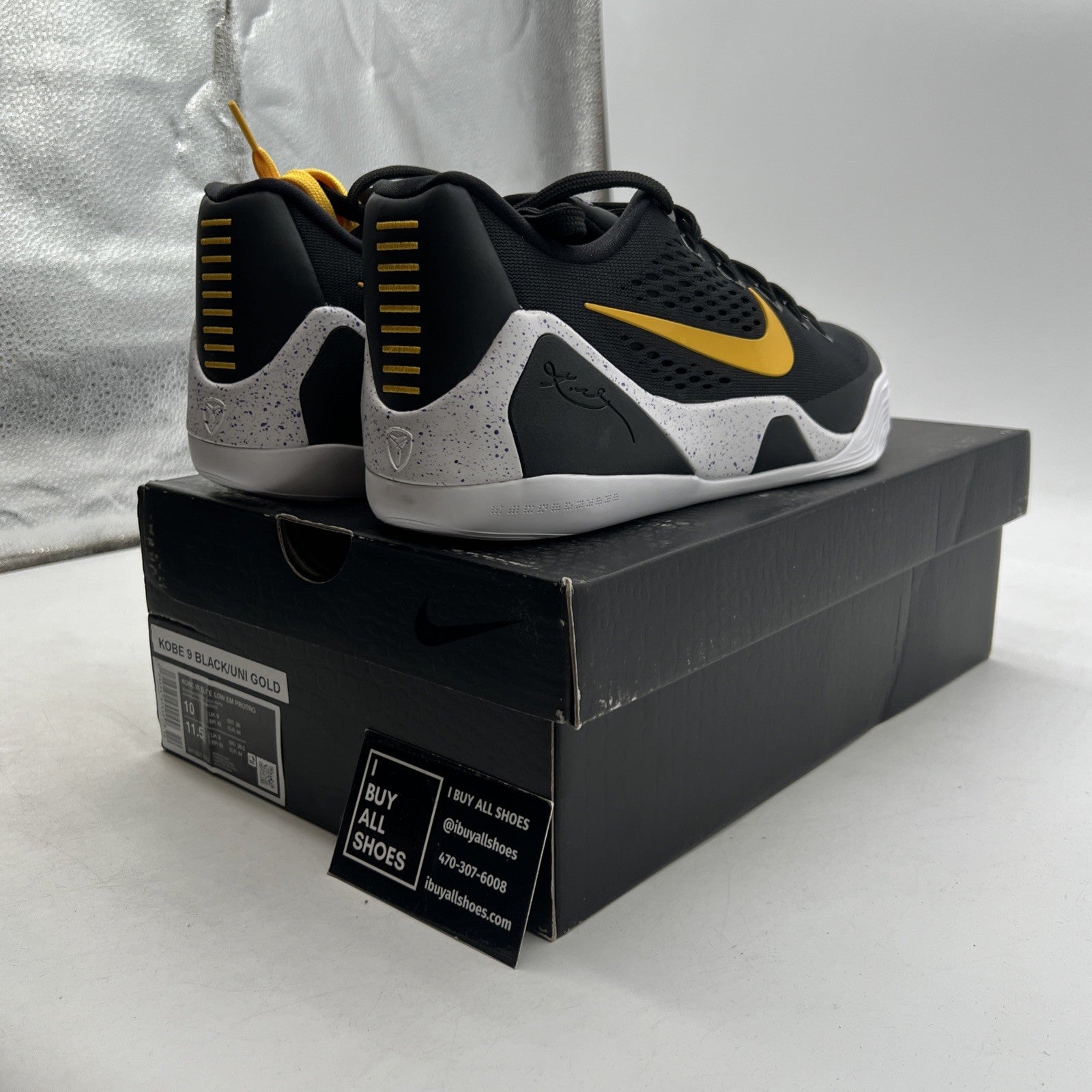 Size 10 - Nike Kobe 9 EM Protro TB Lakers Away (IH1401-002)
