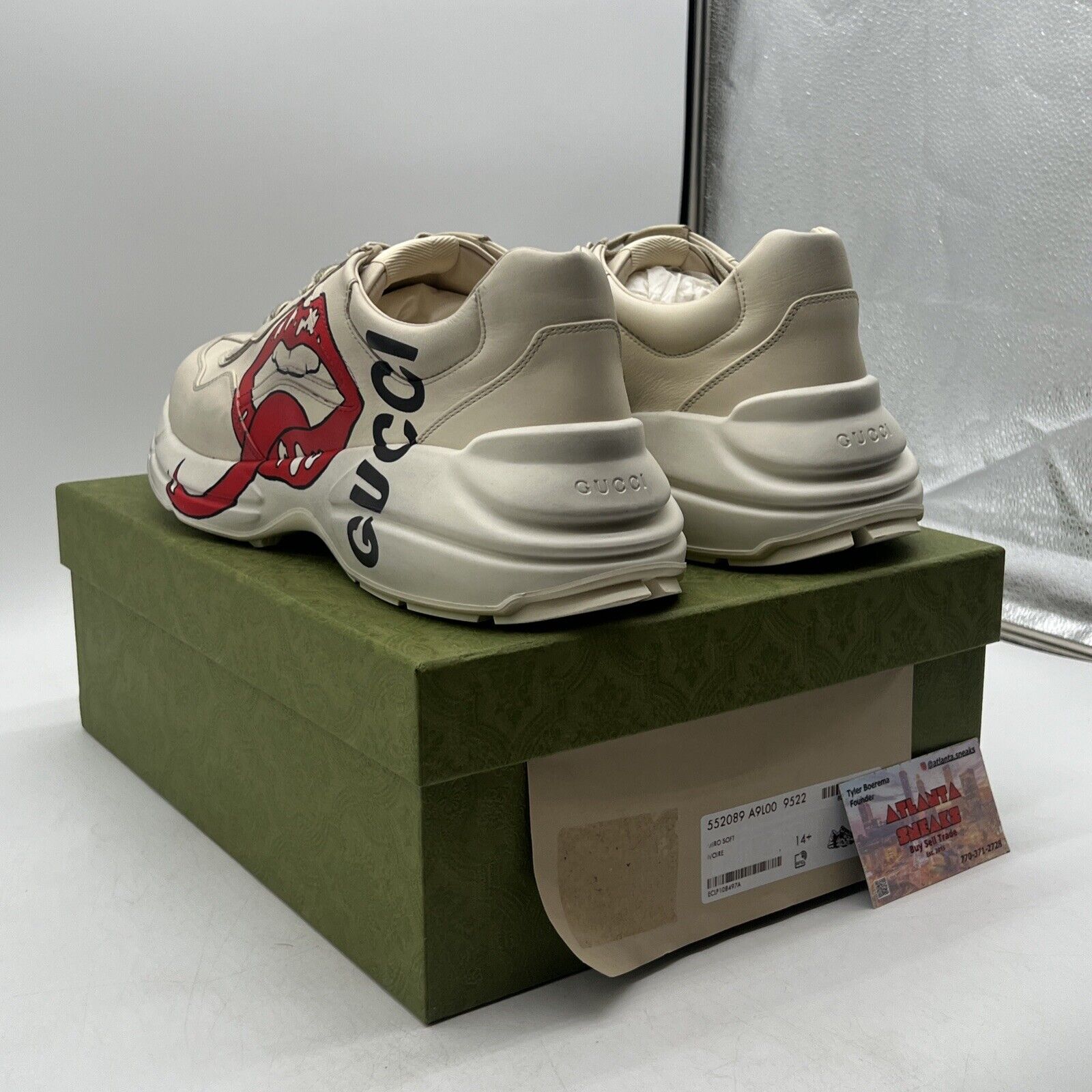 Size 15 - GUCCI- NIB 2019 Miro Rhyton Sneakers