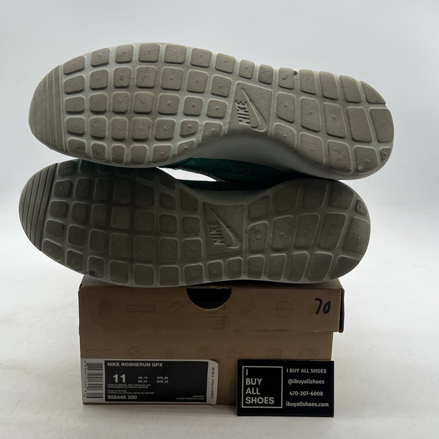 Size 11 - Nike Rosherun Gpx Blue (555445-330)