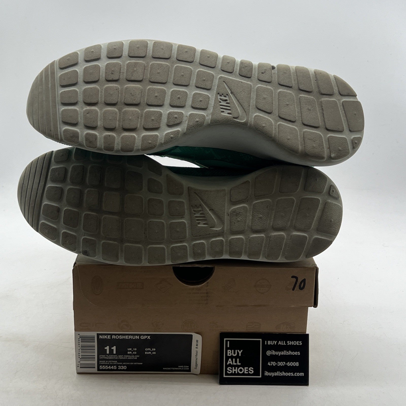 Size 11 - Nike Rosherun Gpx Blue (555445-330)