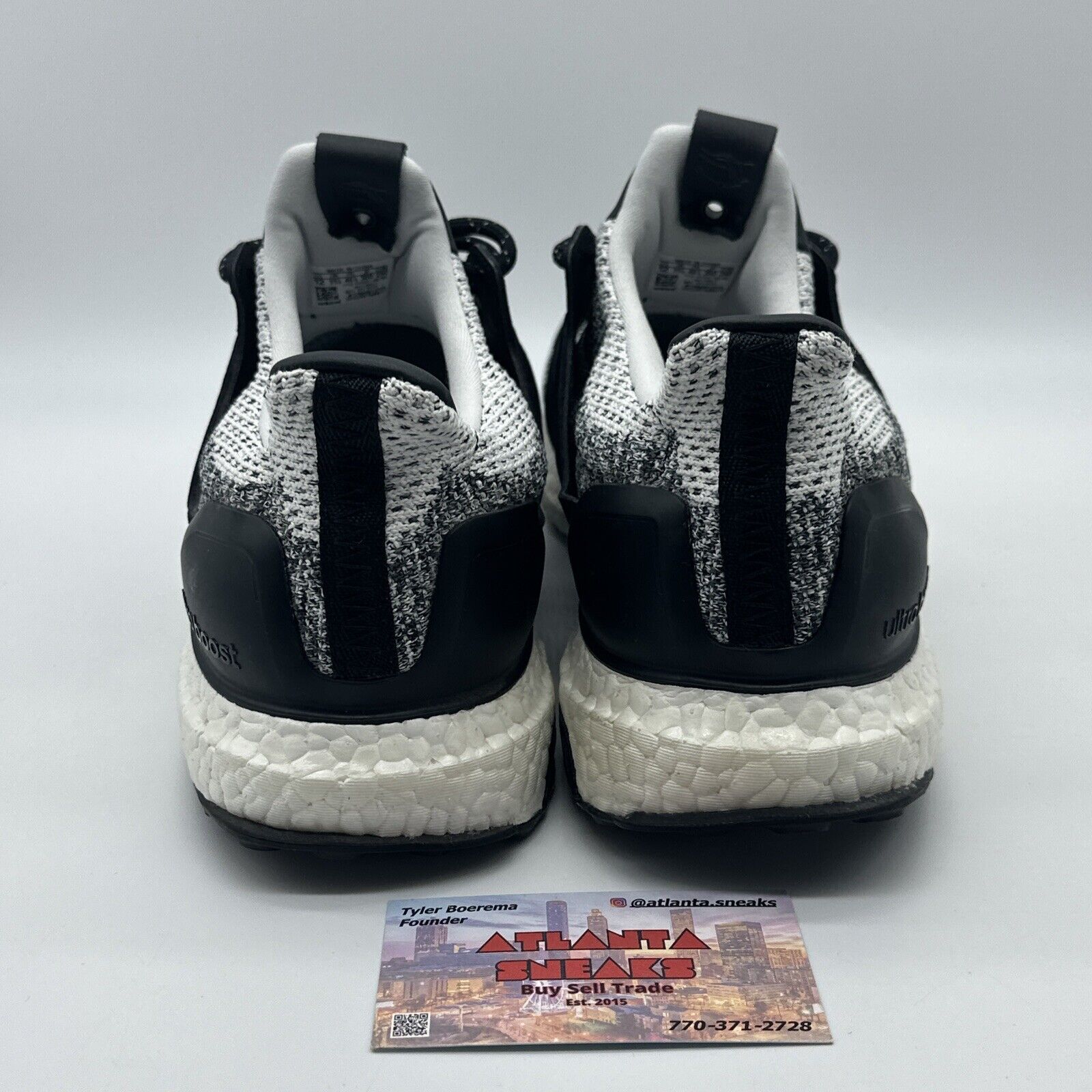 Size 12 - adidas UltraBoost SE x Social Status x Sneakersnstuff White Black 2017