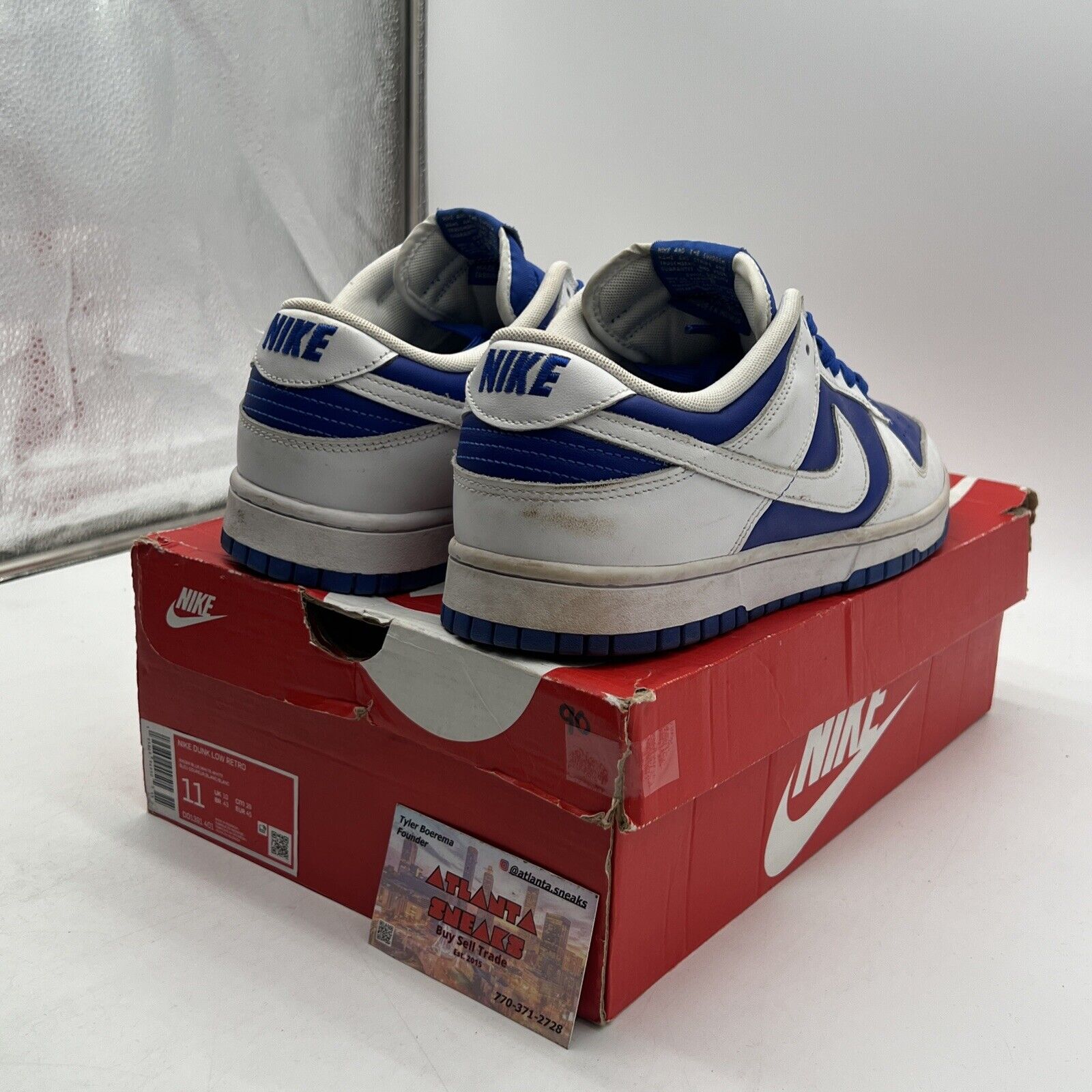 Size 11 - Nike Dunk Low Racer Blue 2022 Blue White Leather (DD1391-401)