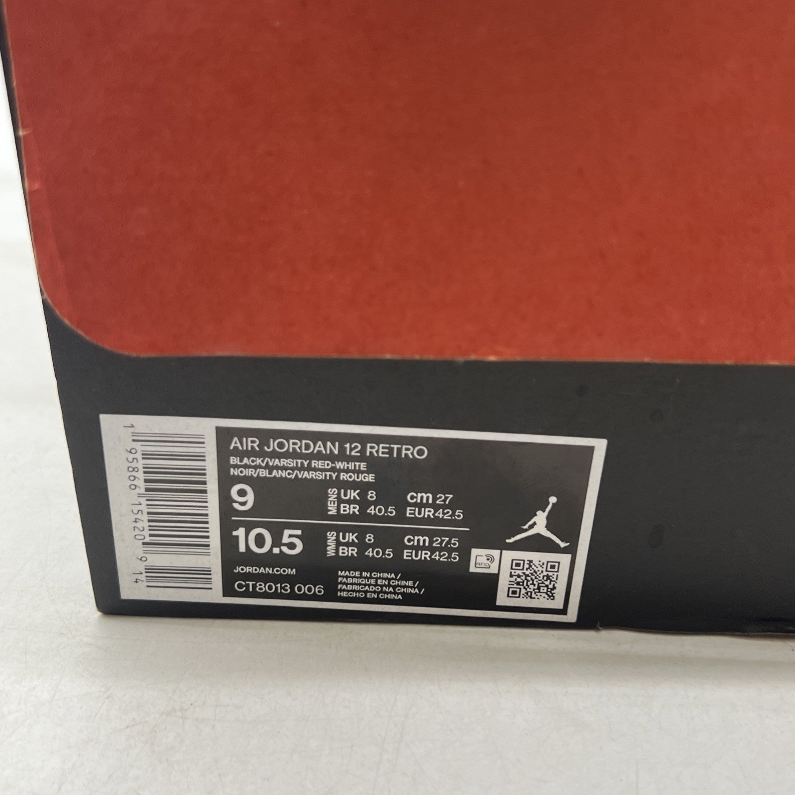 Size 9 - Air Jordan 12 Retro Mid Playoff (CT8013-006)