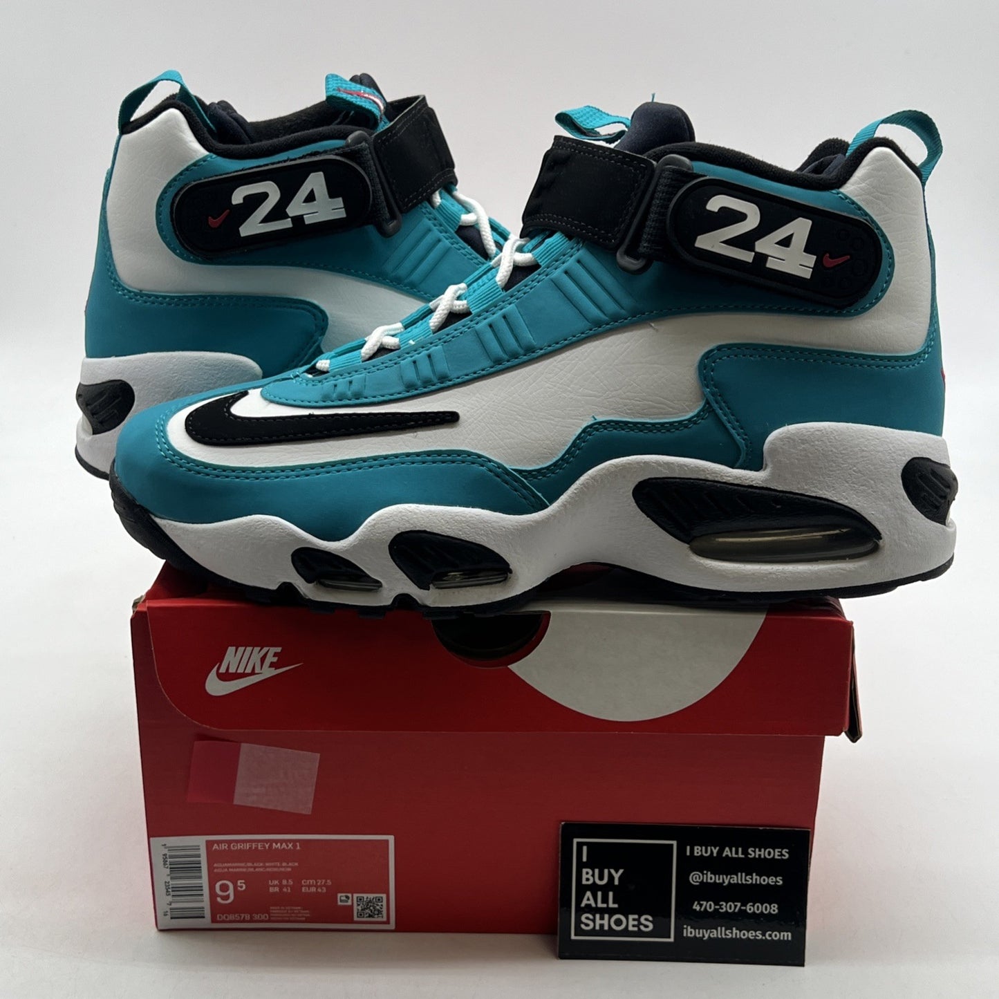 Size 9.5 - Nike Air Griffey Max 1 Aquamarine (DQ8578-300)
