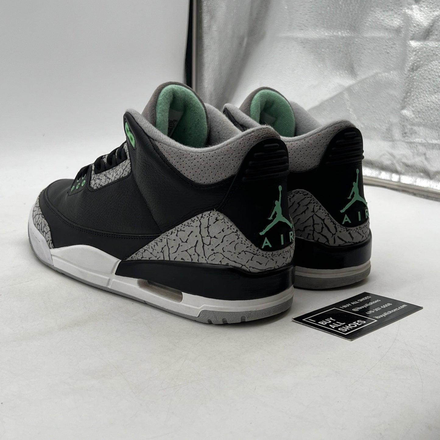 Size 11 - Air Jordan 3 Retro Green Glow (CT8532-031)