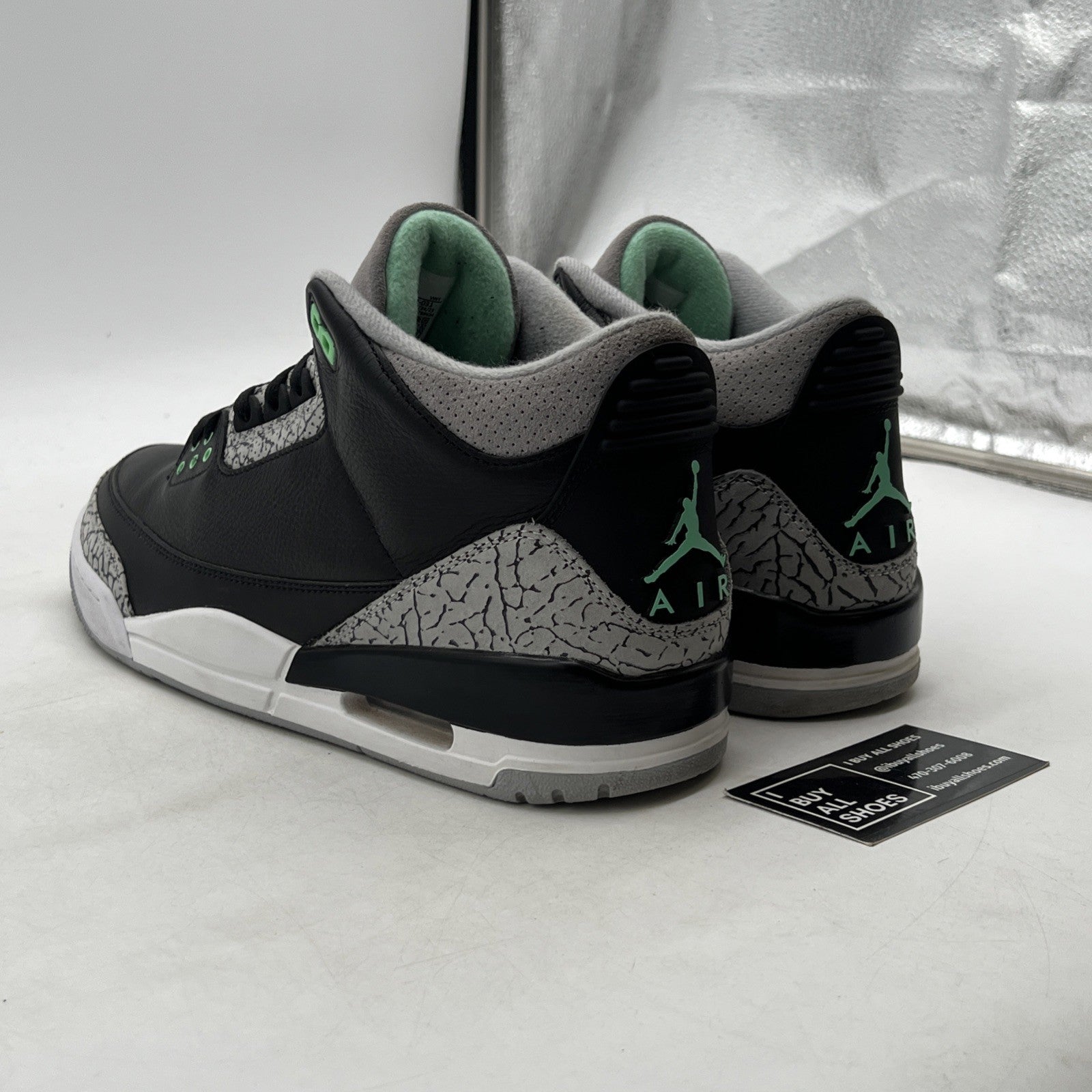 Size 11 - Air Jordan 3 Retro Green Glow (CT8532-031)