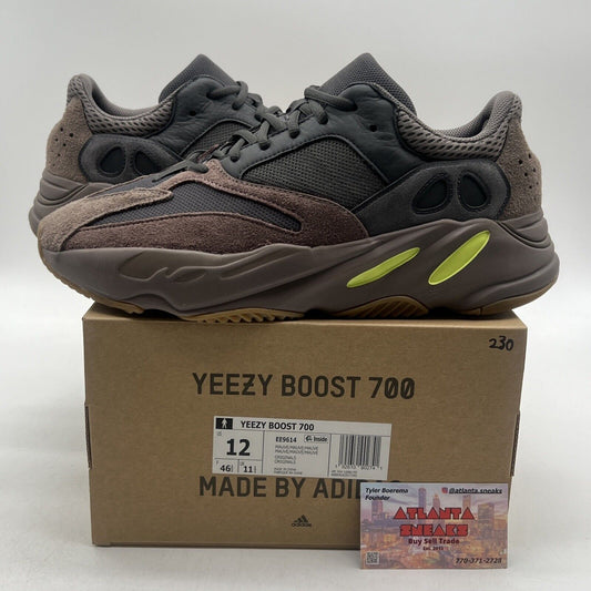 Size 12 - adidas Yeezy Boost 700 V1 Mauve Black Brown Suede (EE9614)