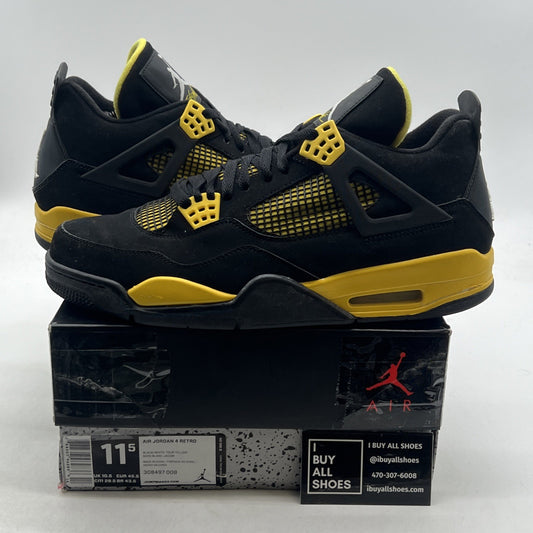 Size 11.5 - Air Jordan 4 Retro Low Thunder (308497-008)