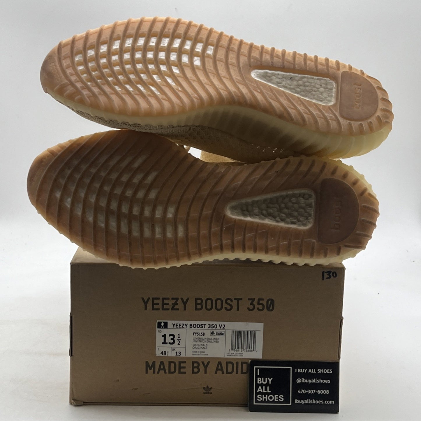 Size 13.5 - adidas Yeezy Boost 350 V2 Linen (FY5158)