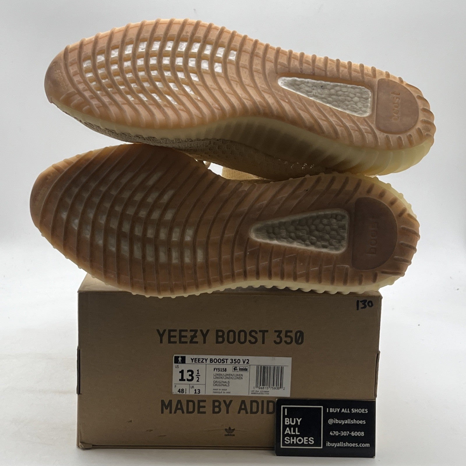 Size 13.5 - adidas Yeezy Boost 350 V2 Linen (FY5158)