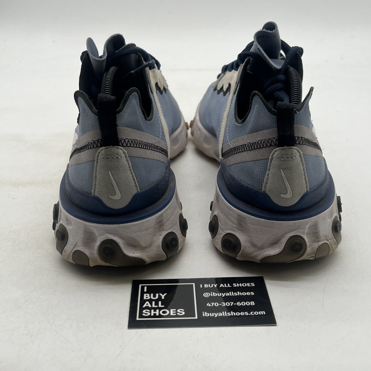 Size 12 - Nike React Element 55 Indigo Fog (BQ6166-402)