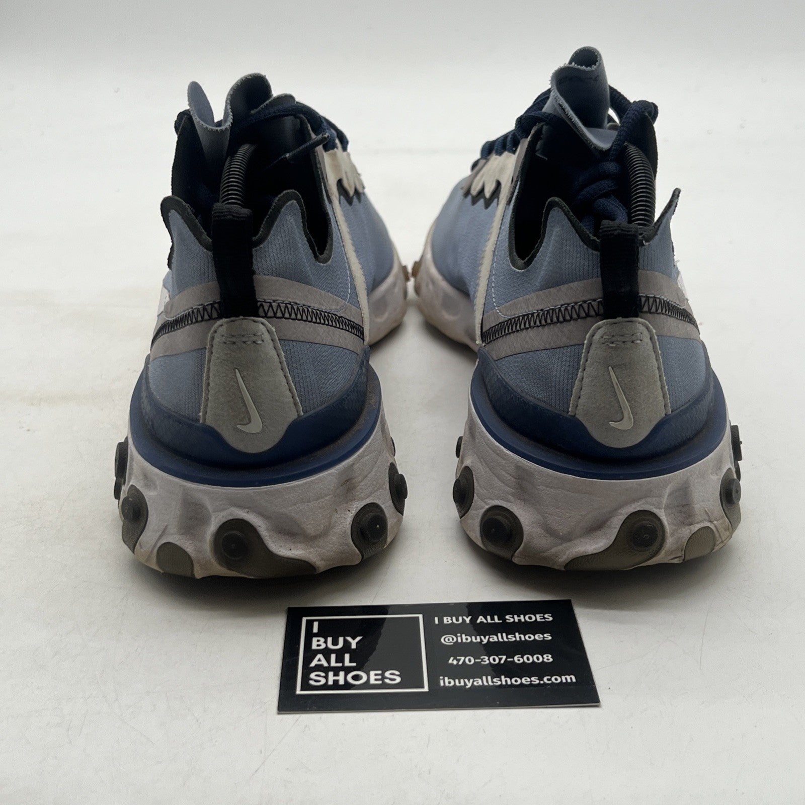 Size 12 - Nike React Element 55 Indigo Fog (BQ6166-402)