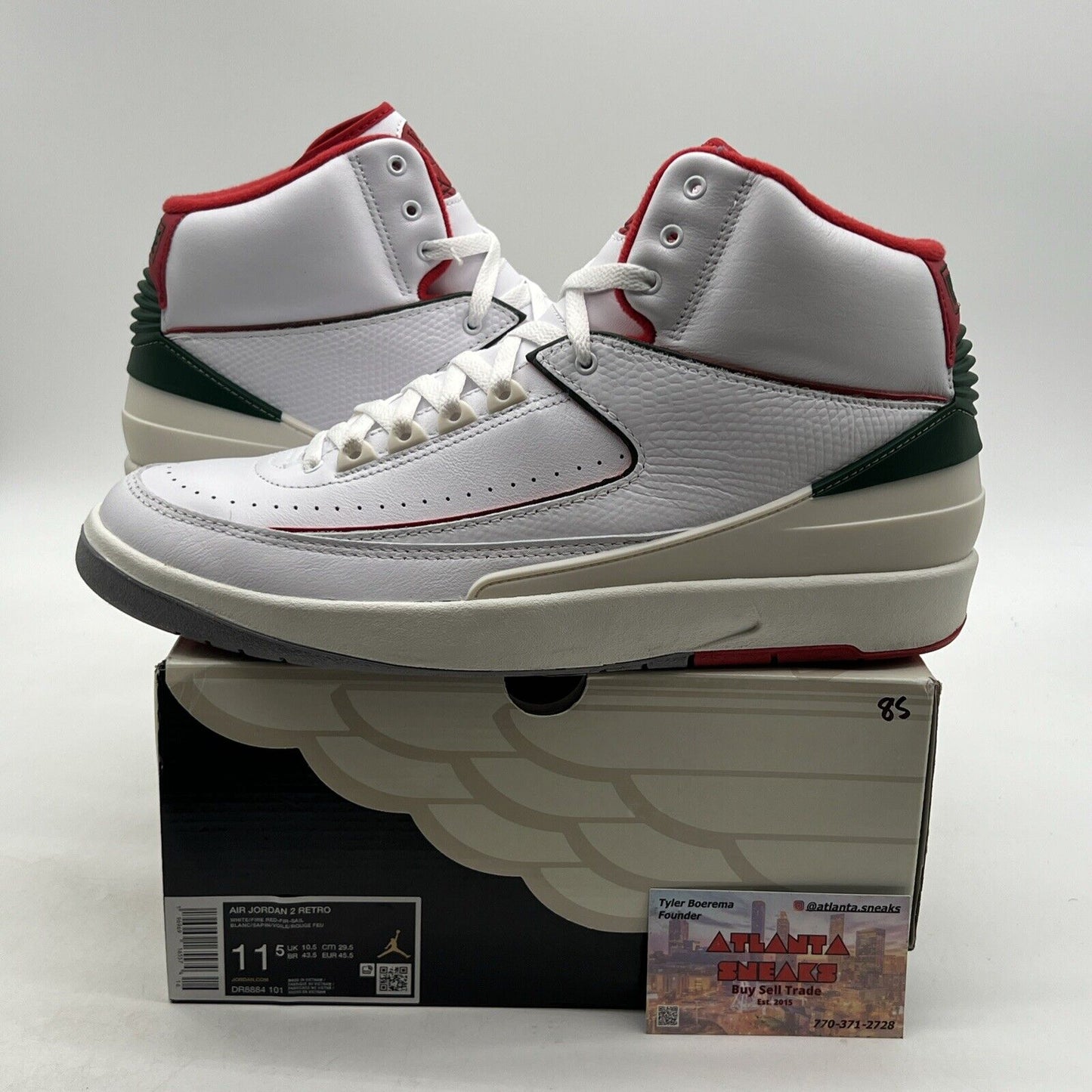 Size 11.5 - Air Jordan 2 Retro Origins (DR884-101)