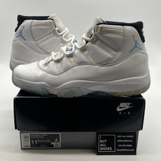 Size 11.5 - Air Jordan 11 Retro 2024 Legend Blue / Columbia (CT8012-104)