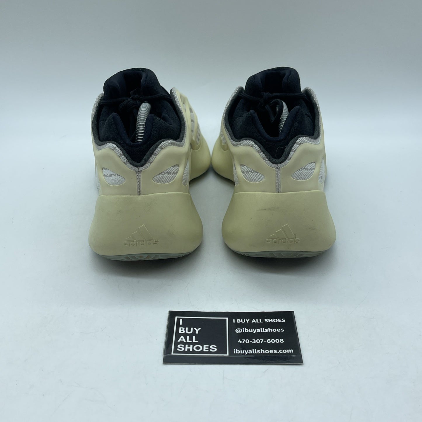 Size 9.5 - adidas Yeezy Boost 700 V3 Azael Black White Suede (FW4980)