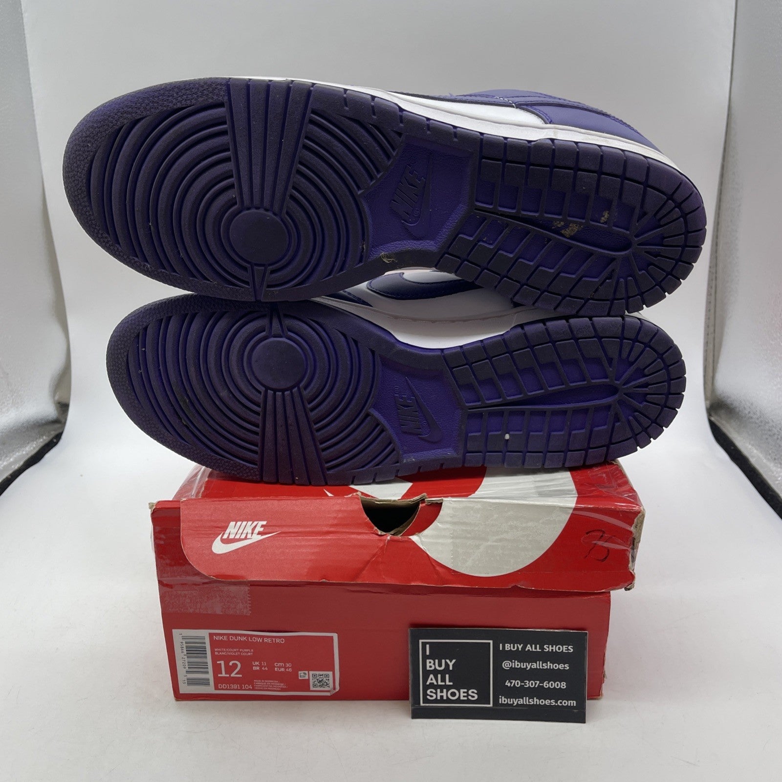 Size 12 - Nike Dunk Low Retro Court Purple 2022 (DD1391-104)