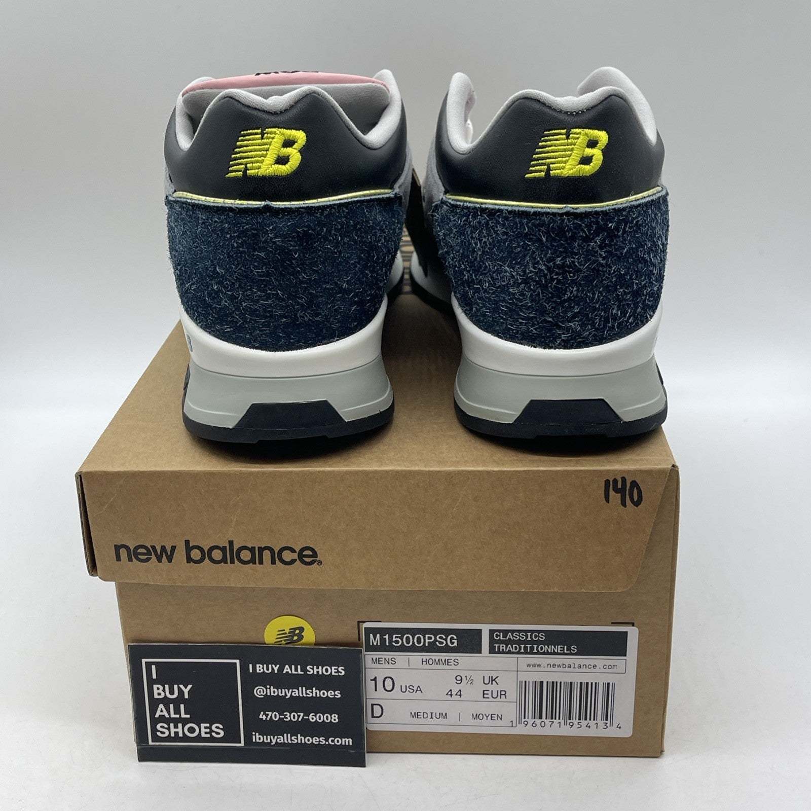 Size 10 - New Balance 1500 Made In England Pacific Majolica Blue (M1500PSG)
