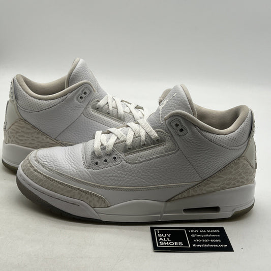 Size 11 - Air Jordan 3 Retro Triple White (136064-111)