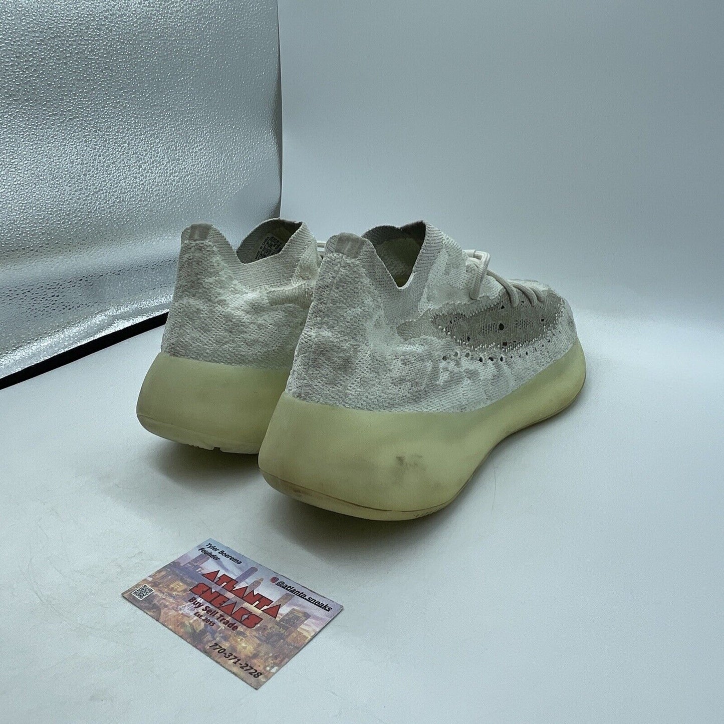Size 10.5 - adidas Yeezy Boost 380 Calcite Glow White Grey (GZ8668)