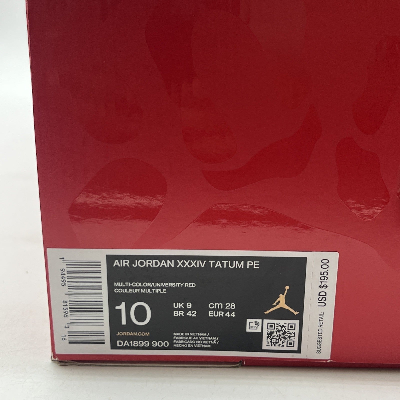 Size 10 - Jayson Tatum x Air Jordan 34 Welcome To The Zoo (DA1899-900)