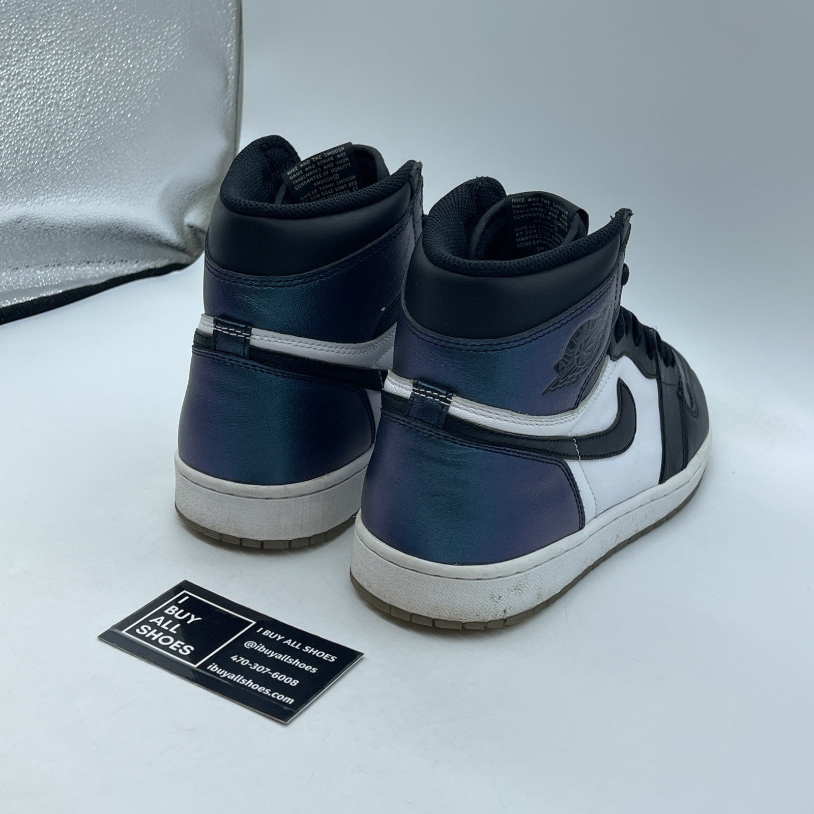 Size 9.5 - Air Jordan 1 Retro OG High All Star Chameleon Black White (907958-015