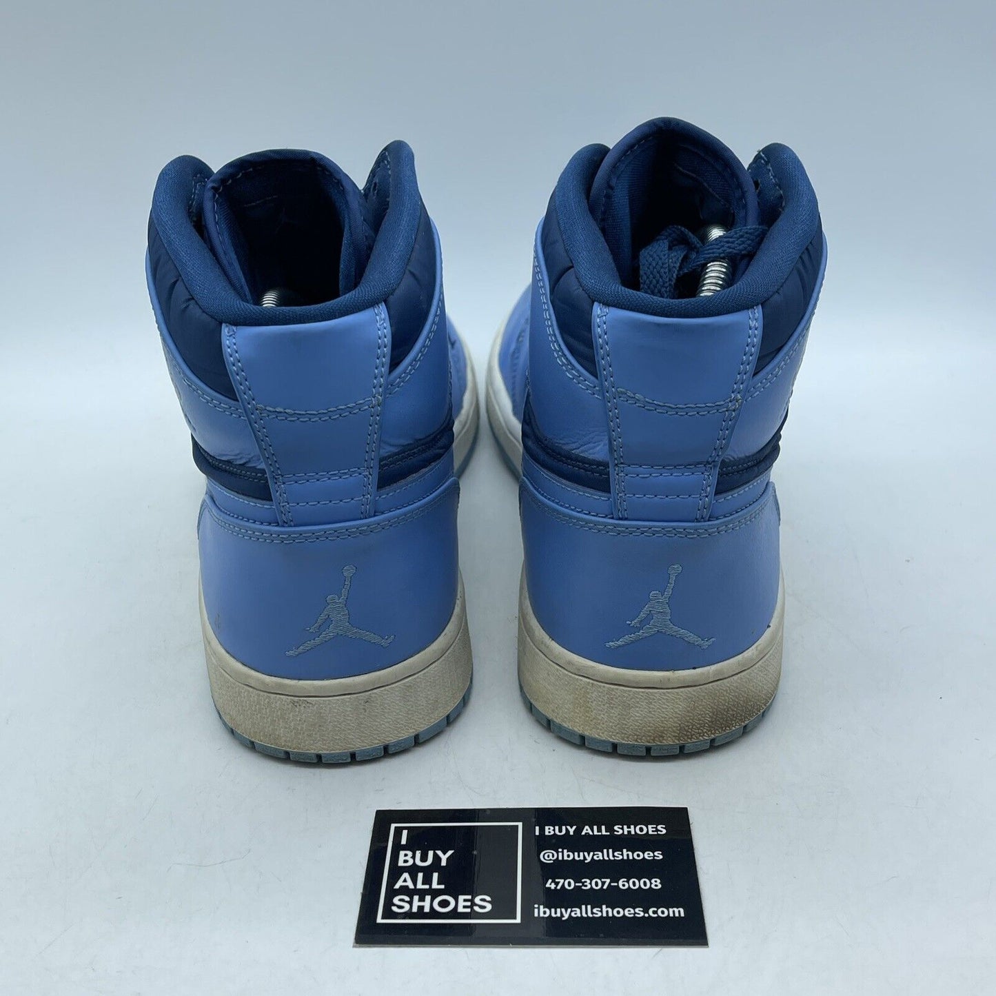 Size 12 - Air Jordan 1 Strap High French Blue Suede Leather (342132-407)